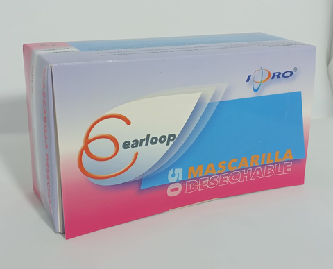 Caja Mascarillas 3 pliegues (50 u)