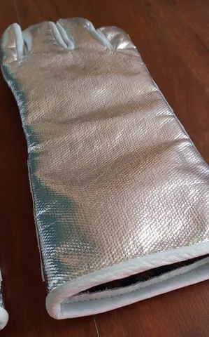 Guante kevlar aluminizado 36 cm para alta temperatura